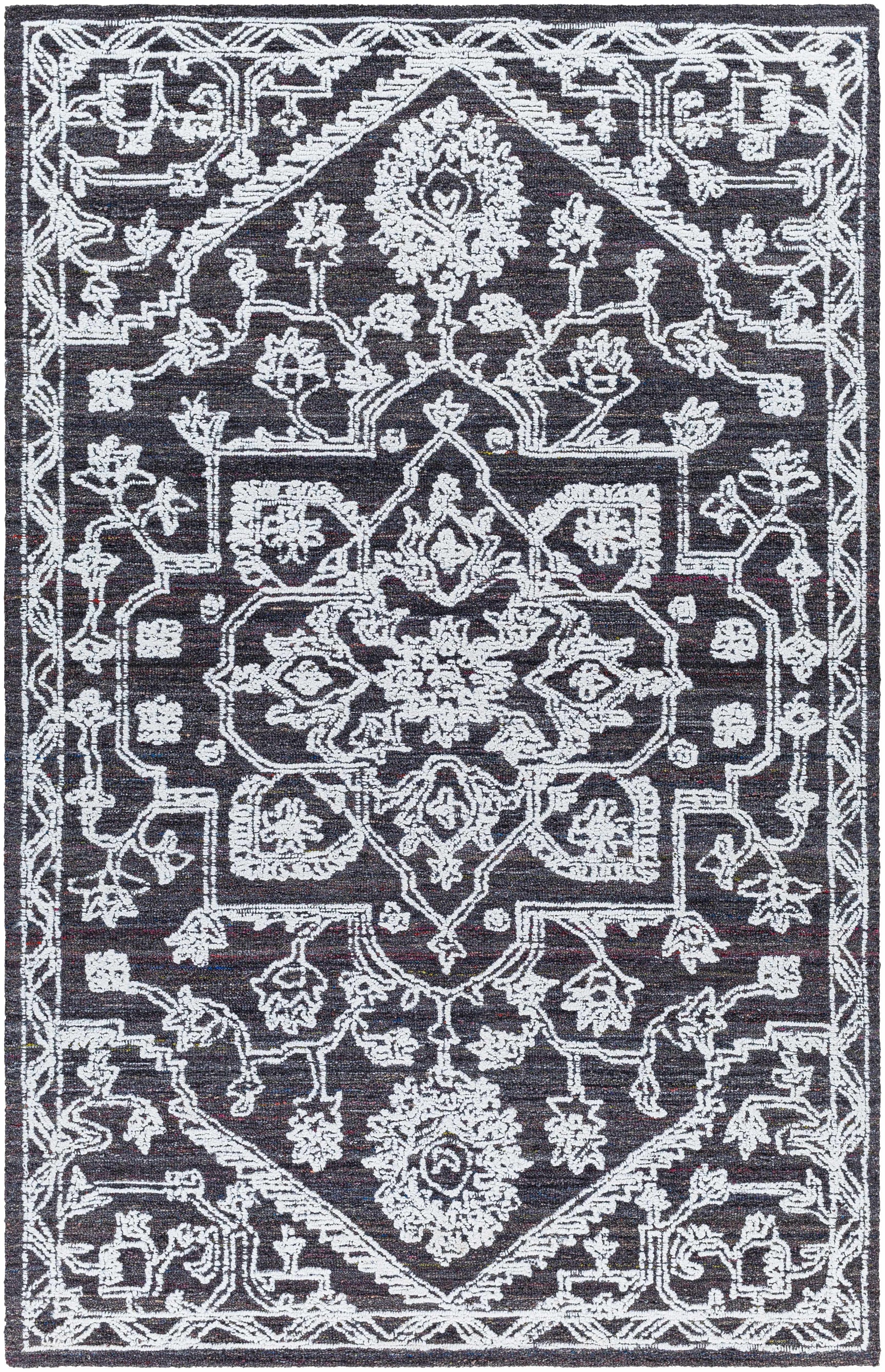 Black Derya Area Rug - Clearance - Ornate Home