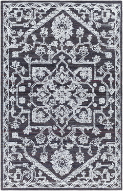 Black Derya Area Rug - Clearance - Ornate Home