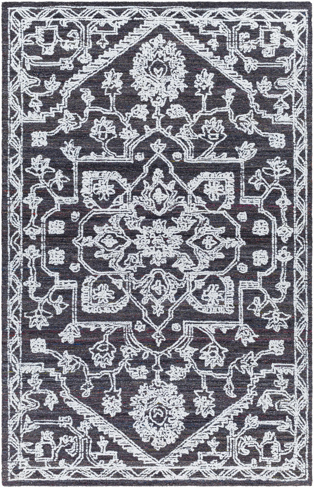 Black Derya Area Rug - Clearance - Ornate Home