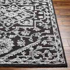 Black Derya Area Rug - Clearance - Ornate Home