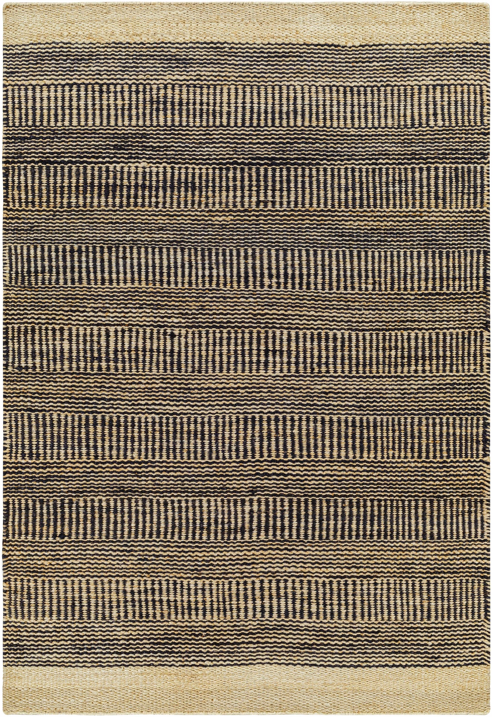 Black Elle Jute Rug - Ornate Home