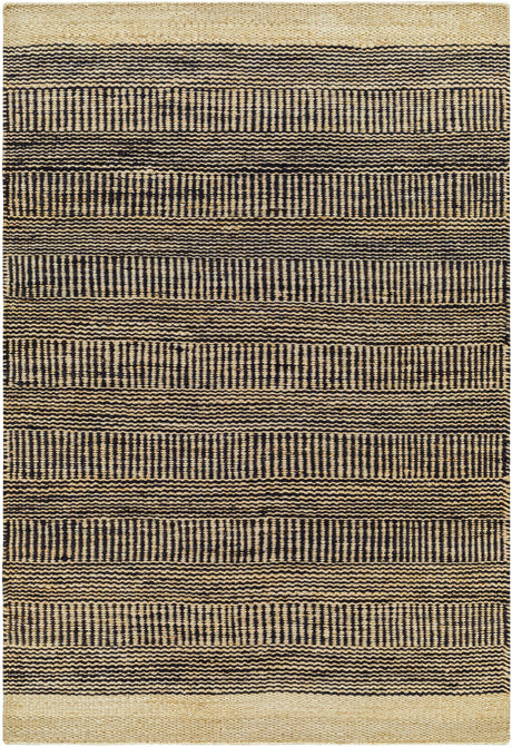 Black Elle Jute Rug - Ornate Home