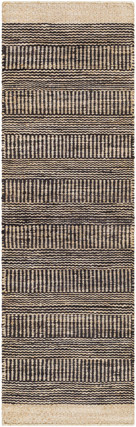 Black Elle Jute Rug - Ornate Home