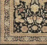 Black&Gold Premium Wool Rug - Clearance - Ornate Home