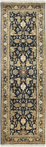 Black&Gold Premium Wool Rug - Clearance - Ornate Home