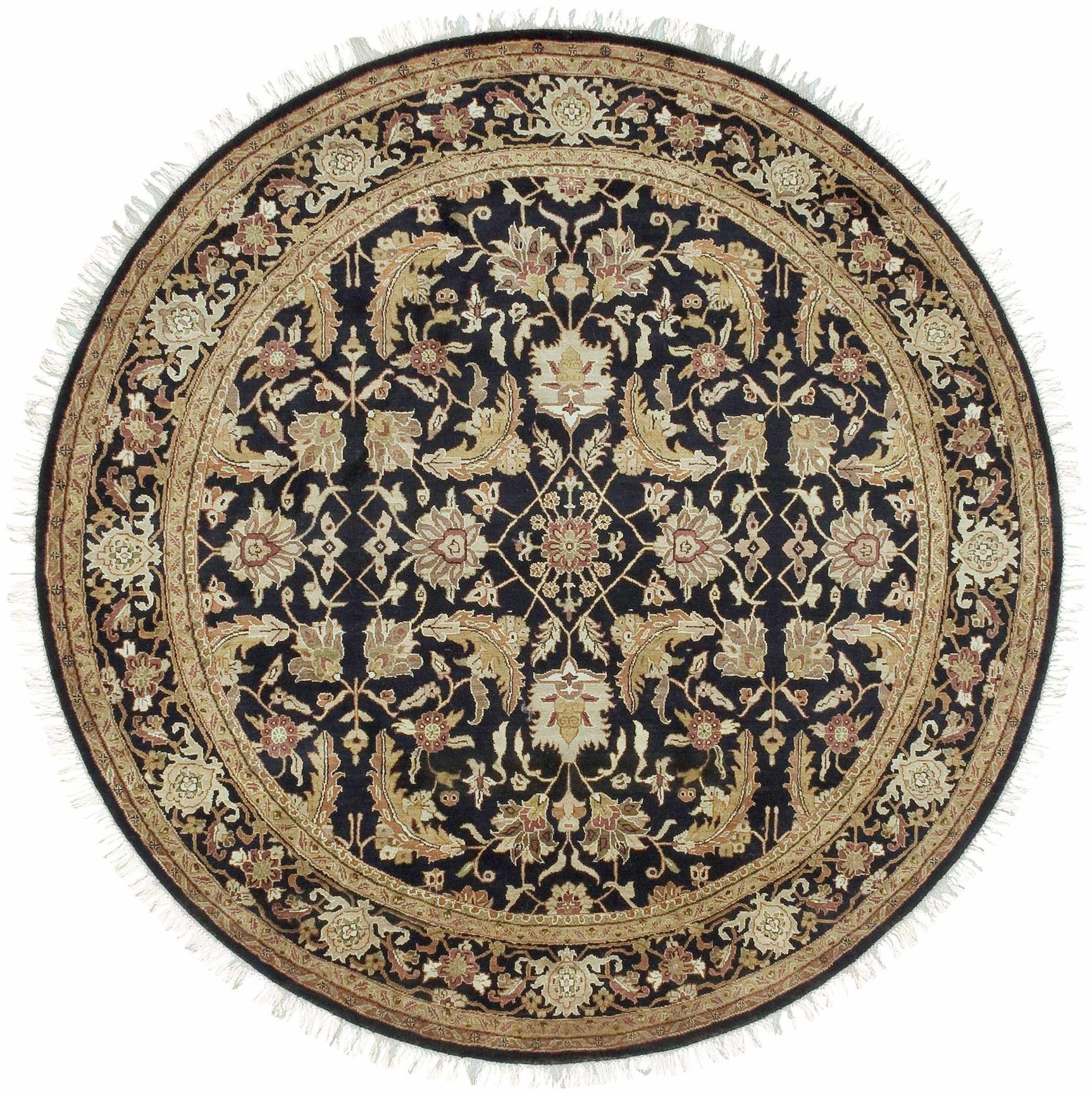 Black&Gold Premium Wool Rug - Clearance - Ornate Home