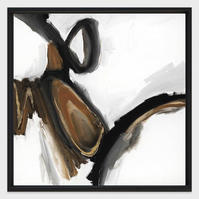 Black Smoke I Black Painting Art by Buddy Whitlock - Ornate Home