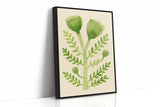 Elegant Green Botanical Watercolor Art Print