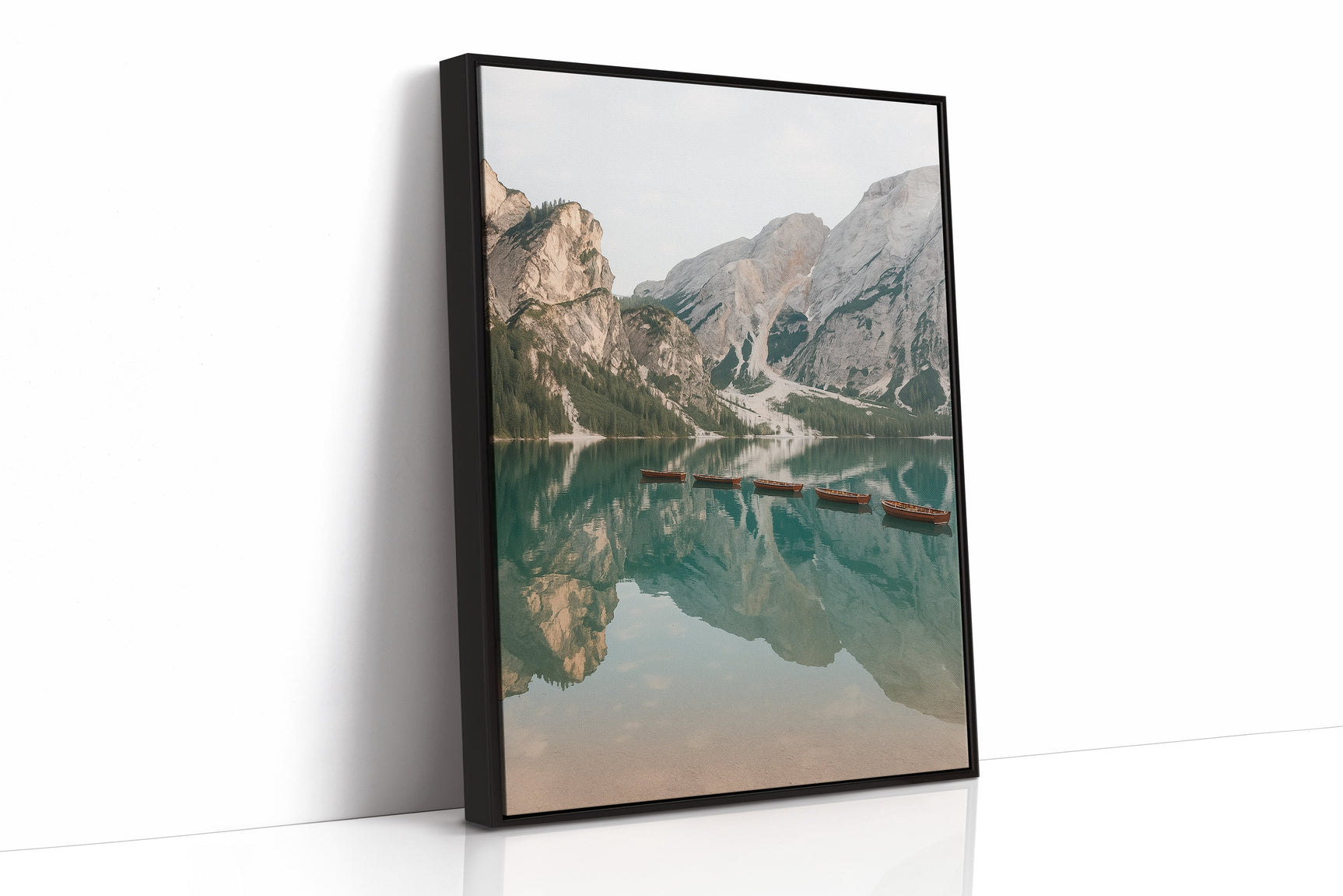 Still Waters, Silent Peaks – Tranquil Alpine Lake