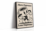 Caffeinated Cheer - Retro Coffee Art Print