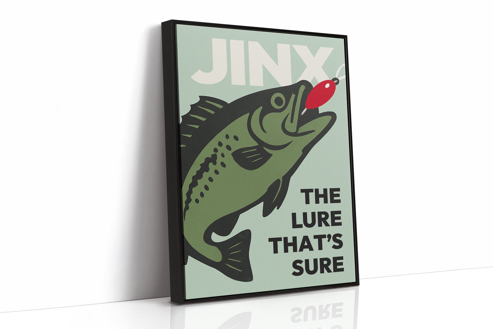 Baited Bliss - Retro Fishing Print