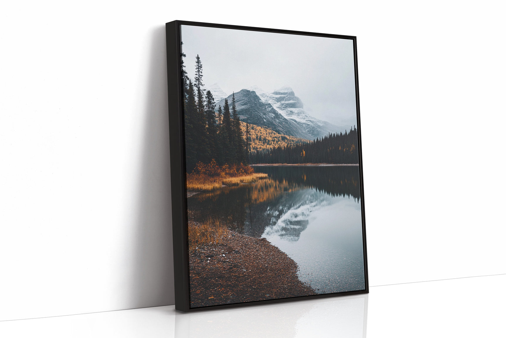 Majestic Mountain Reflection Art Print