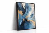 Blue Serenity - Abstract Ocean-Inspired Canvas Art