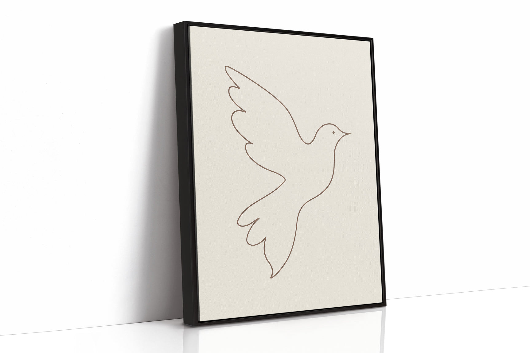 Minimalist Dove Line Art Print