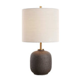 Blacktop Black Textured Buffet Lamp - Ornate Home