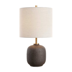 Blacktop Black Textured Buffet Lamp - Ornate Home