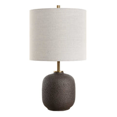 Blacktop Black Textured Buffet Lamp - Ornate Home