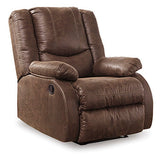 Bladewood Coffee Manual Recliner (Online Special Price) - Ornate Home