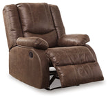 Bladewood Coffee Manual Recliner (Online Special Price) - Ornate Home