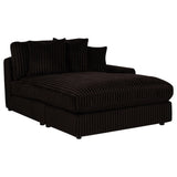 Blaine Chocolate Upholstered Reversible Chaise Sectional Sofa - Ornate Home