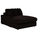 Blaine Chocolate Upholstered Reversible Chaise Sectional Sofa - Ornate Home