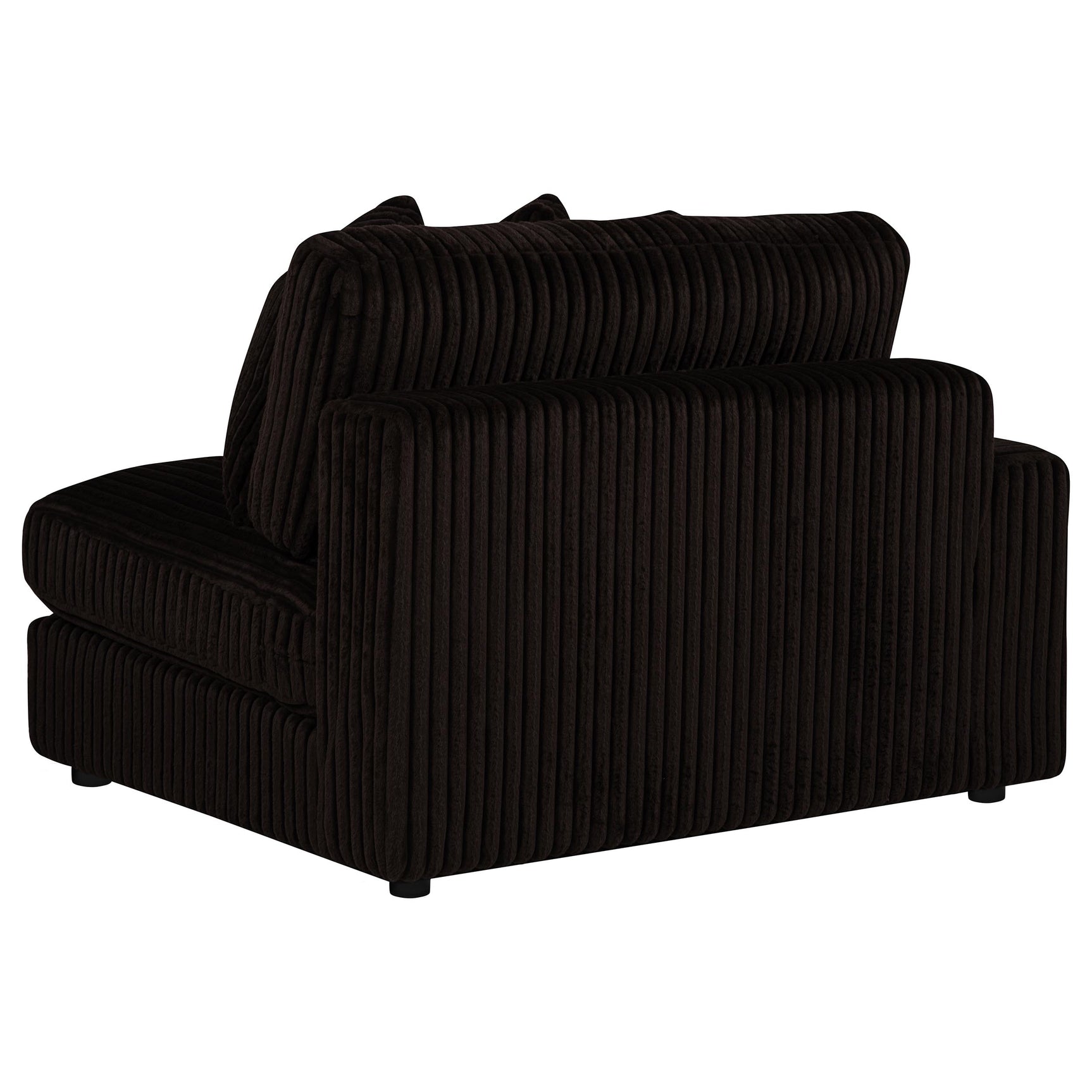 Blaine Chocolate Upholstered Reversible Chaise Sectional Sofa - Ornate Home