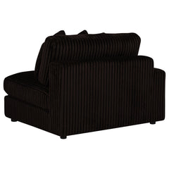 Blaine Chocolate Upholstered Reversible Chaise Sectional Sofa - Ornate Home