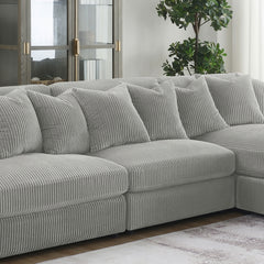 Blaine Fog Armless Chair - Ornate Home