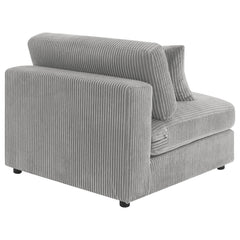 Blaine Fog Armless Chair - Ornate Home