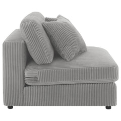 Blaine Fog Armless Chair - Ornate Home