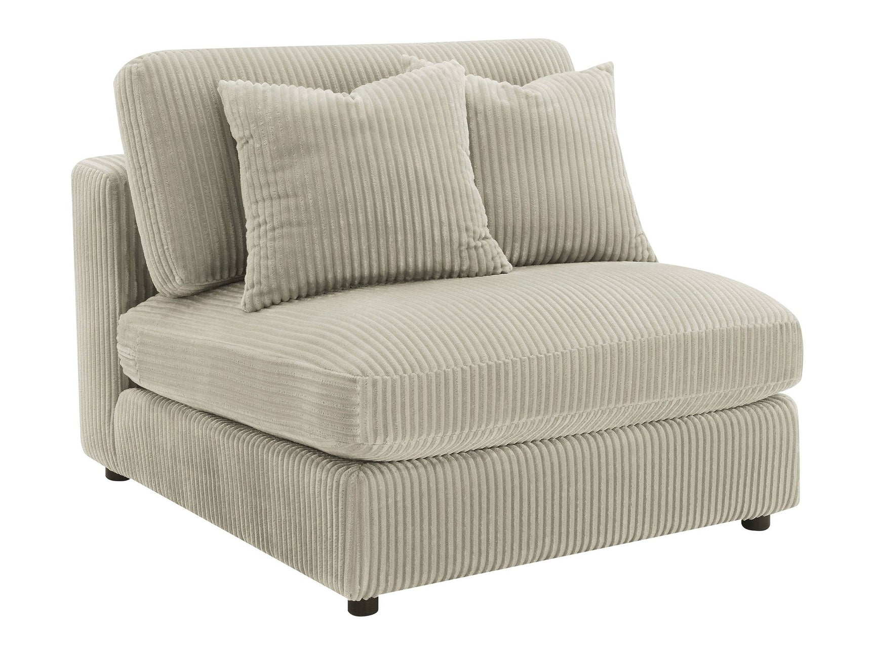 Blaine Sand Armless Chair - Ornate Home