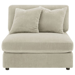 Blaine Sand Armless Chair - Ornate Home