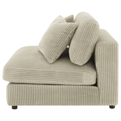 Blaine Sand Armless Chair - Ornate Home