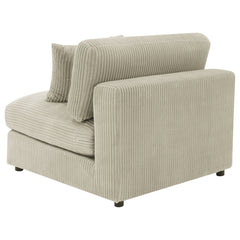 Blaine Sand Armless Chair - Ornate Home