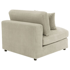 Blaine Sand Armless Chair - Ornate Home