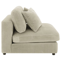Blaine Sand Armless Chair - Ornate Home