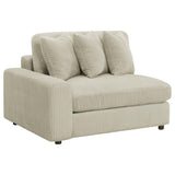 Blaine Sand Reversible Chaise 3-Piece Sectional - Ornate Home