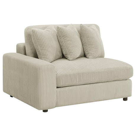 Blaine Sand Reversible Chaise 3-Piece Sectional - Ornate Home