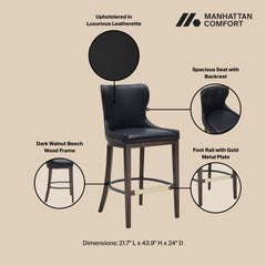 Blair Barstool in Black - Ornate Home