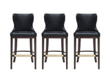 Blair Barstool in Black (set of 3) - Ornate Home