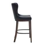 Blair Barstool in Black (set of 3) - Ornate Home