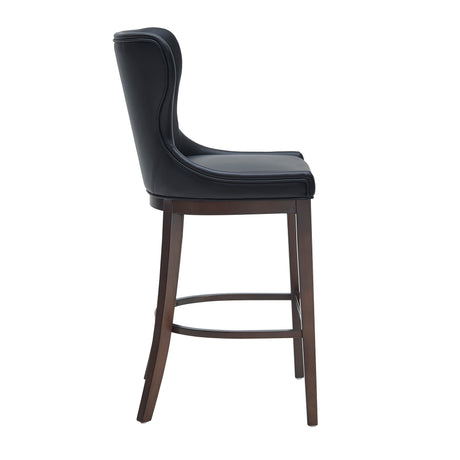 Blair Barstool in Black (set of 3) - Ornate Home