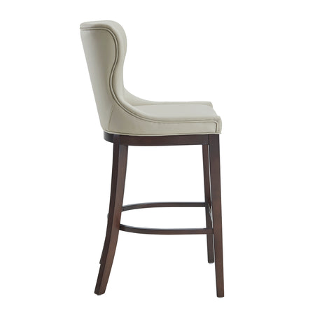 Blair Barstool in Stone (set of 2) - Ornate Home