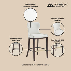 Blair Barstool in White - Ornate Home