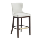 Blair Barstool in White (set of 2) - Ornate Home