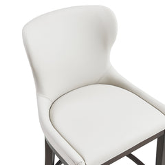 Blair Barstool in White (set of 3) - Ornate Home