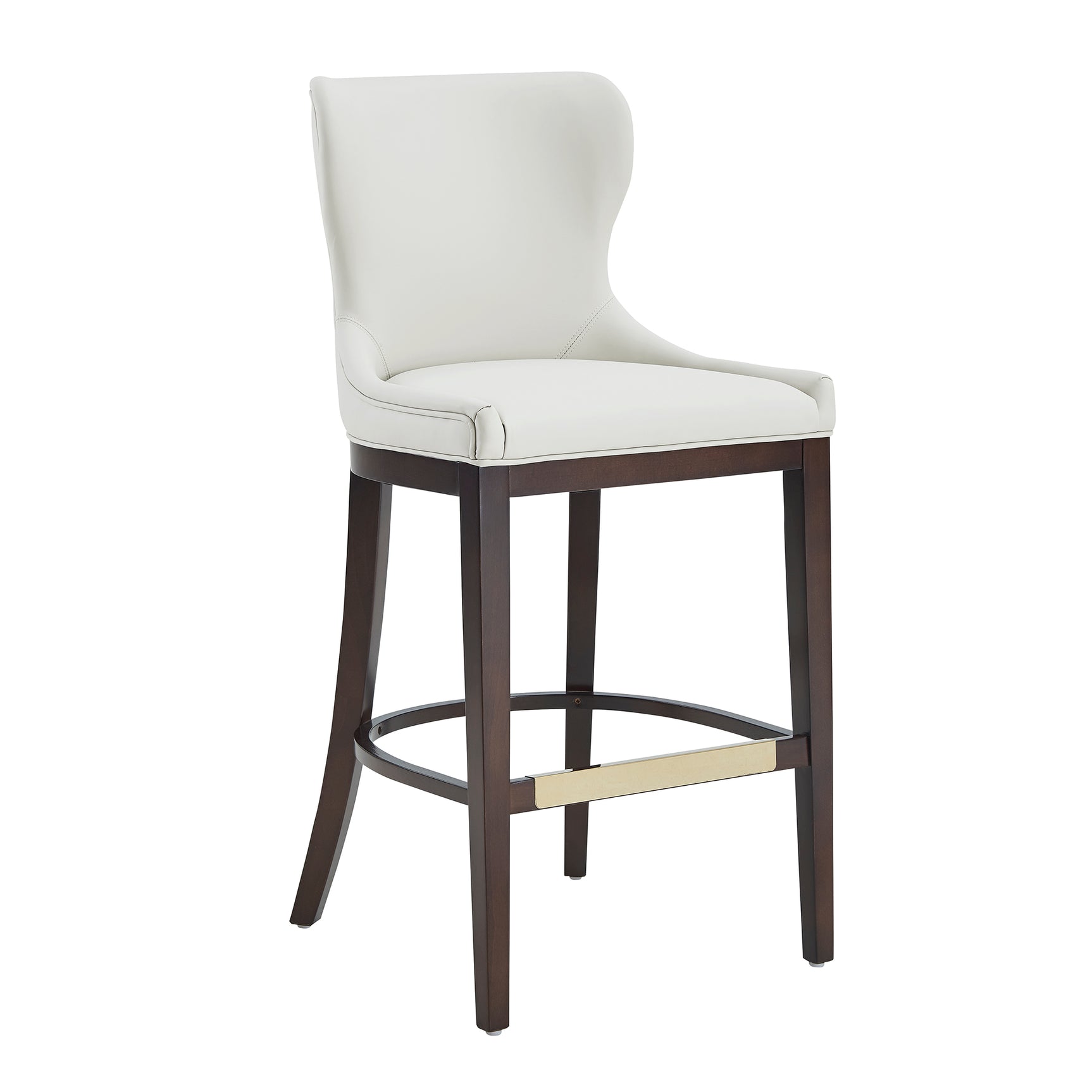Blair Barstool in White (set of 3) - Ornate Home