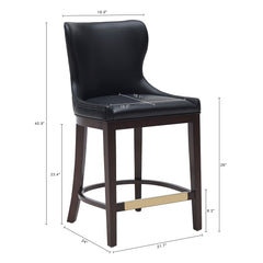Blair Counter Stool in Black - Ornate Home