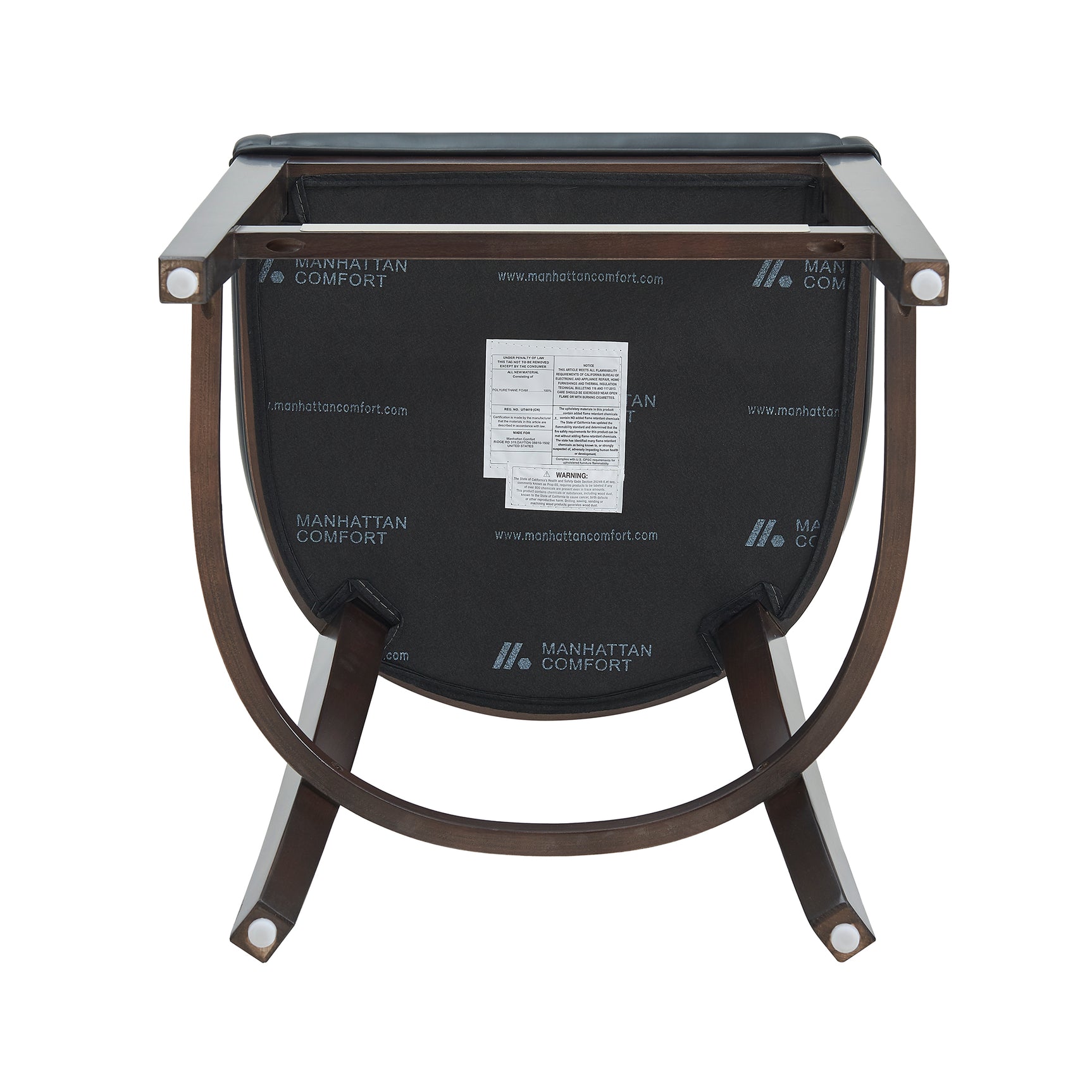 Blair Counter Stool in Black (set of 2) - Ornate Home