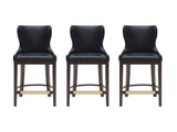 Blair Counter Stool in Black (set of 3) - Ornate Home